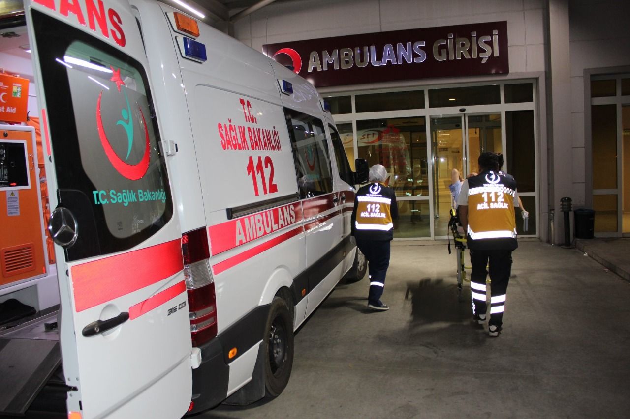 Nazilli'de kaza ; 1'i çocuk 2 yaralı