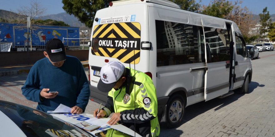 Aydın’da servis araçlarına sıkı denetim