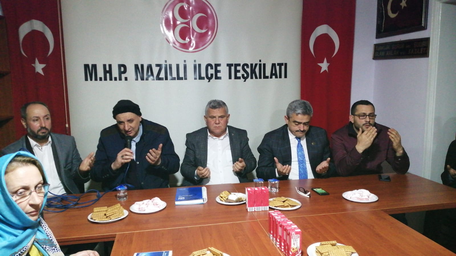 MHP NAZİLLİ İDLİB ŞEHİTLERİNİ ANDI