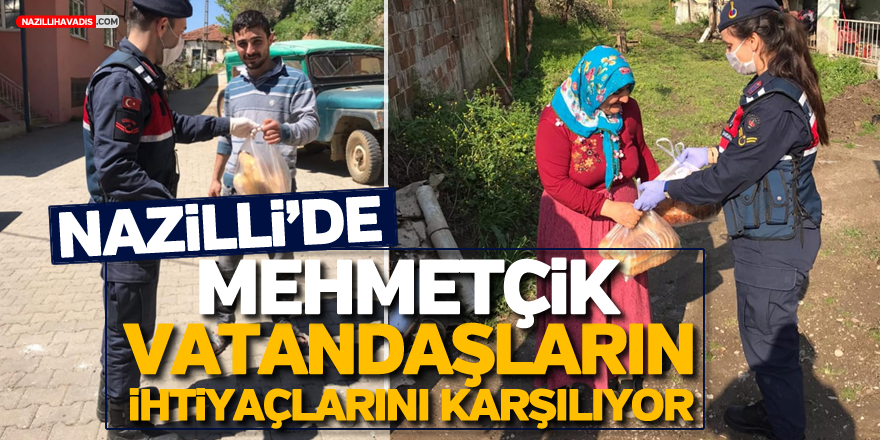 NAZİLLİ'DE MEHMETÇİK VATANDAŞLARIN İHTİYACINI KARŞILIYOR