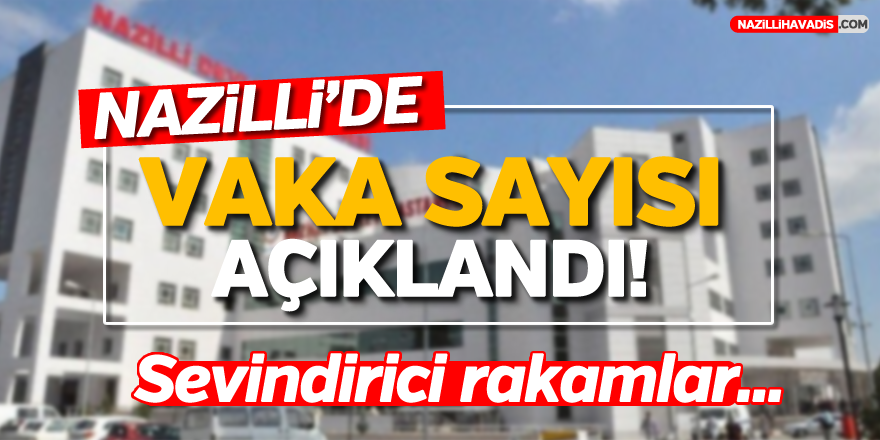 Nazilli'de vaka sayısı açıklandı!