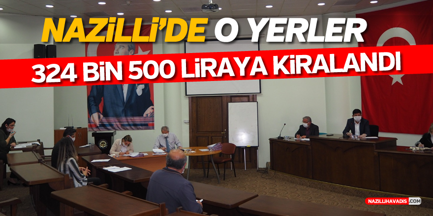 NAZİLLİ’DE 6 KÖY ARAZİ 20 AYLIĞINA 324 BİN 500 LİRAYA KİRALANDI