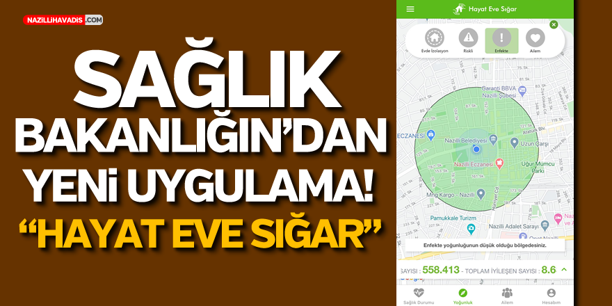 SAĞLIK BAKANLIĞI'NDAN YENİ UYGULAMA: YAKININIZDA KORONAVİRÜS TEHLİKESİ VAR MI?