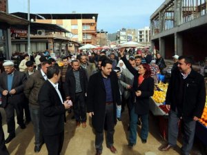 Çerçioğlu, Köşk Pazarını Gezdi