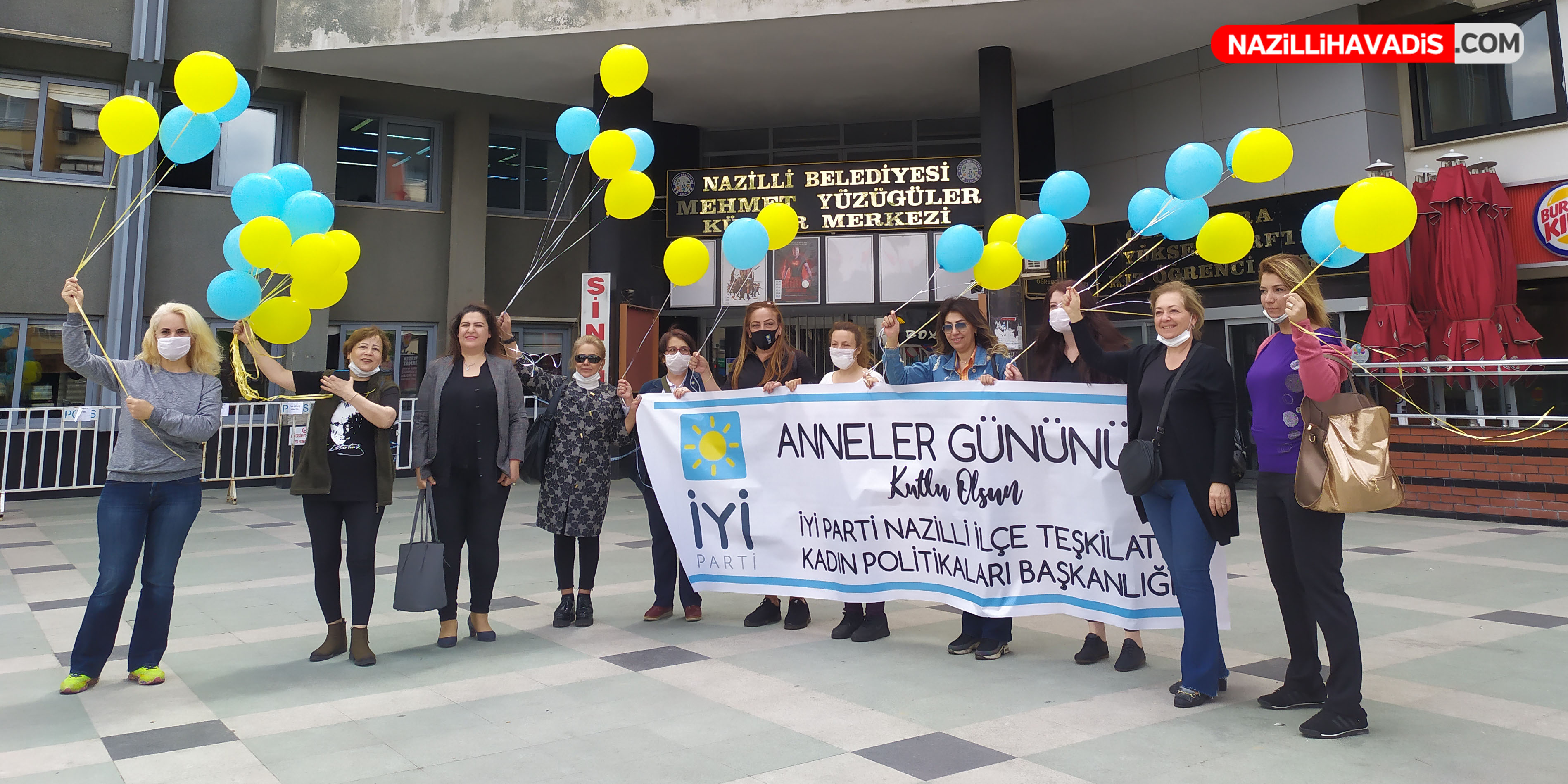 Nazilli’de İYİ Kadınlar Anneler Günü İçin Balon Uçurdu