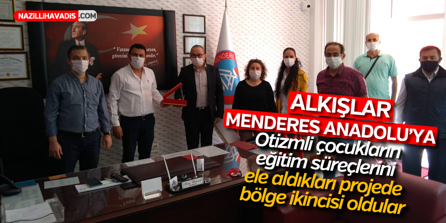 OTİZMLİ ÇOCUKLAR TÜBİTAK PROJESİNDE EGE BÖLGE İKİNCİSİ OLDULAR