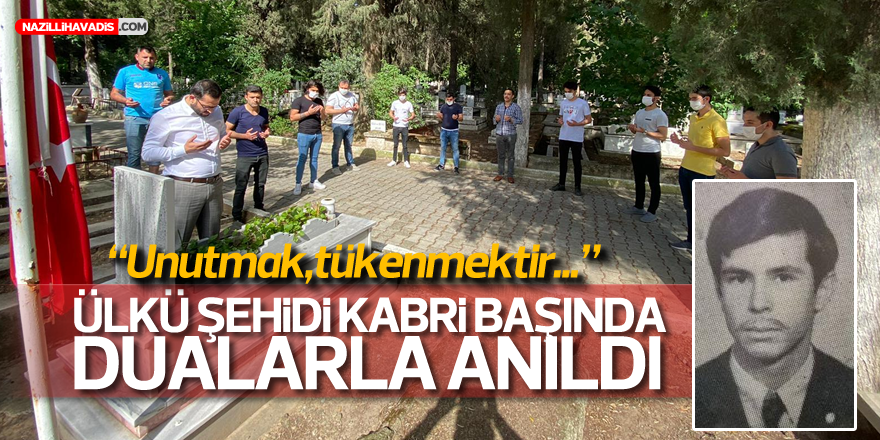 Ülkü şehidi kabri başında dualarla anıldı