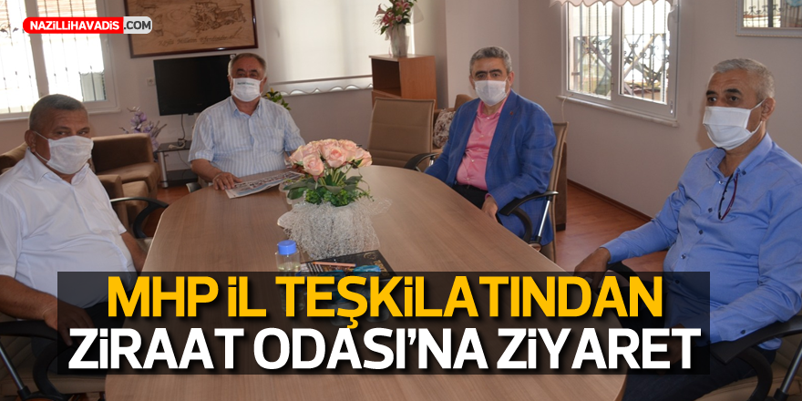 MHP AYDIN İL TEŞKİLATI'NDAN NAZİLLİ ZİRAAT ODASI'NA ZİYARET