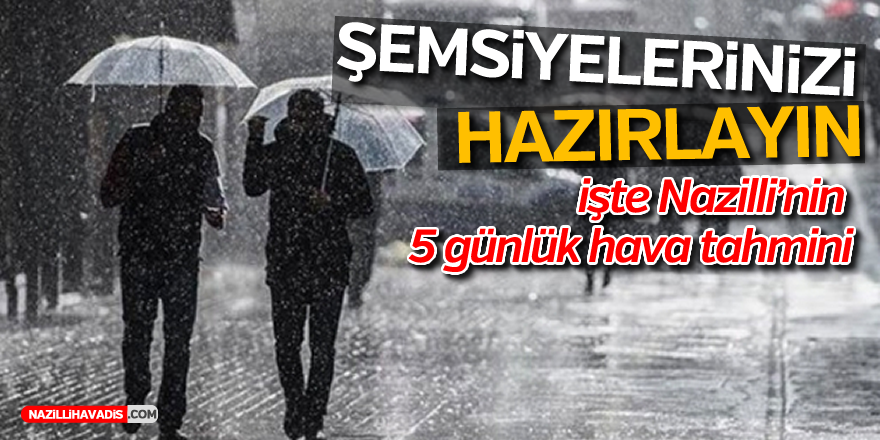 NAZİLLİLERİ SERİNLETEN HABER! SICAKLIK DÜŞÜYOR...