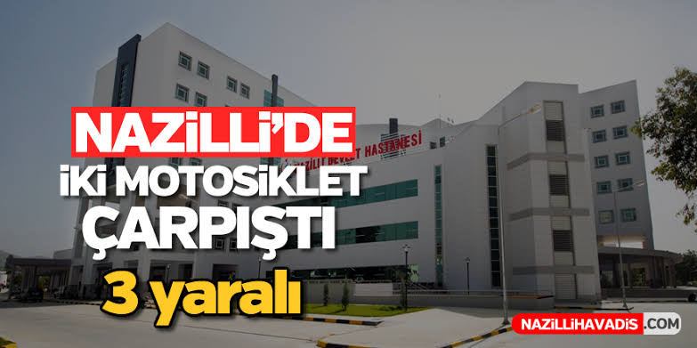 Nazilli’de motosiklet kazası!