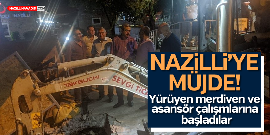 Nazilli’de Alt Geçide Yürüyen Merdiven ve Asansör Müjdesi