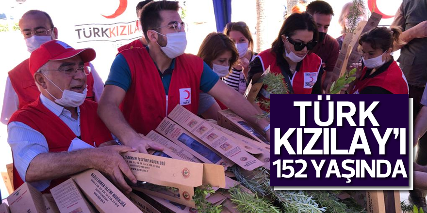 Türk Kızılayı Nazilli’de 152. yılını fidan dağıtarak kutladı