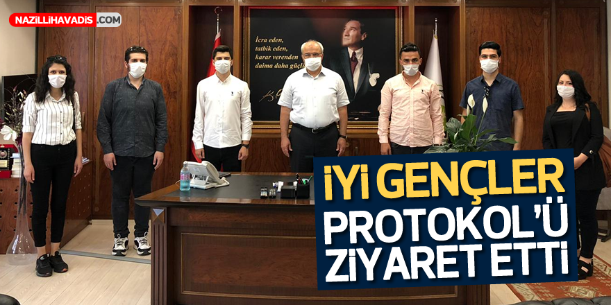 İYİ GENÇLER PROTOKOL'Ü ZİYARET ETTİ