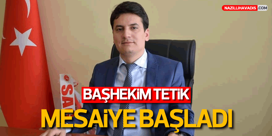 Nazilli'de Yeni Başhekim Göreve Başladı