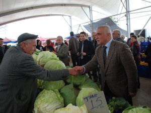 Uzunırmak Pazar Yerini ve Esnafları Ziyaret Etti