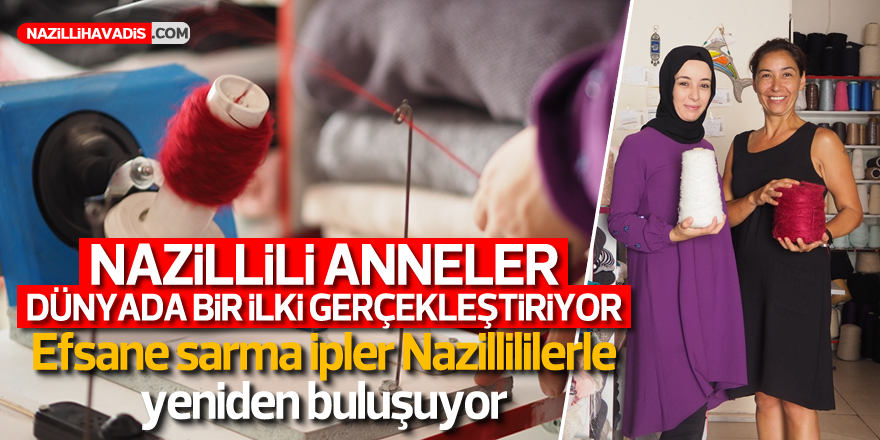 Nazilli'de anne eli değmiş ipler yok satıyor