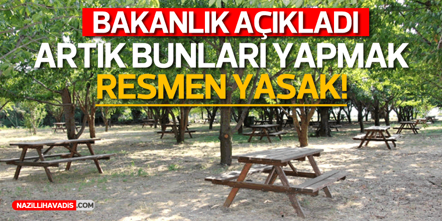 İçişleri Bakanlığından 'Ormanlık Alanlar ve Civarında Ateş Yakılmaması' konulu genelge