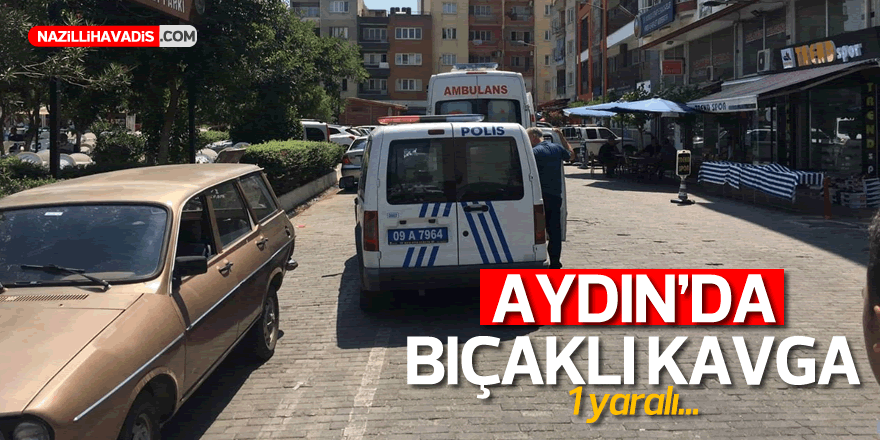 Aydın'da bıçaklı kavga