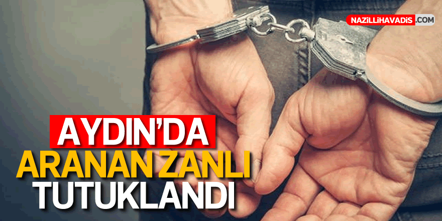 Aydın'da aranan zanlı tutuklandı