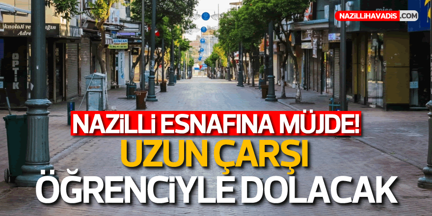 Nazilli esnafına sevindirici haber