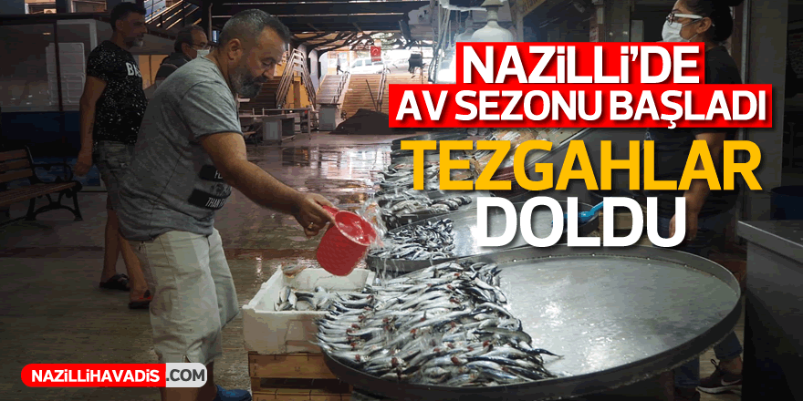 Nazilli'de balık tezgahları doldu, fiyatlar yarı yarıya düştü