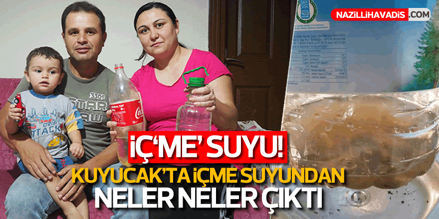 İçme suyundan neler neler çıktı, vatandaş isyan etti