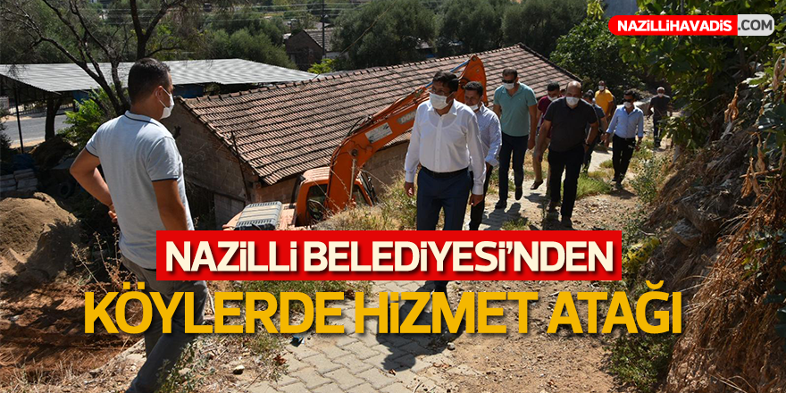 Nazilli Belediyesi'nden köylerde hizmet atağı