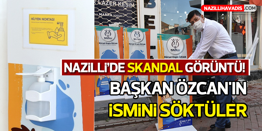 Nazilli'de Skandal Görüntü!