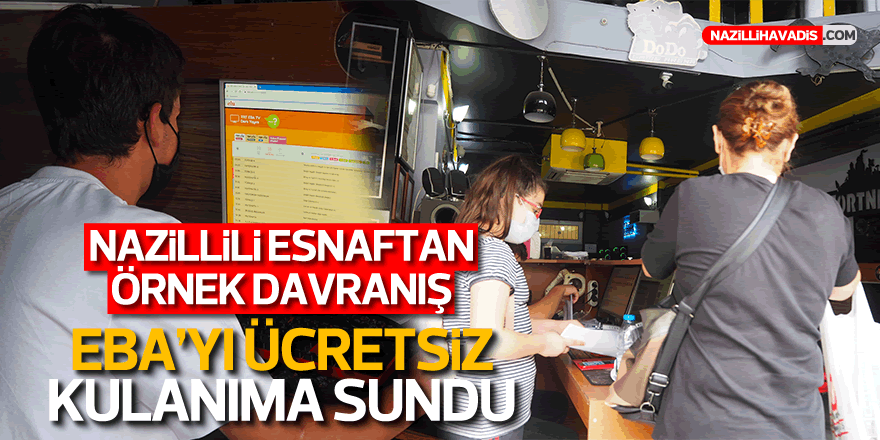 Esnaftan örnek davranış! Eba'yı ücretsiz kullanıma sundu