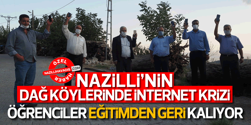 NAZİLLİ'NİN DAĞ KÖYLERİNDE EĞİTİM ALARM VERİYOR