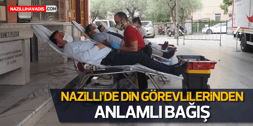 Nazilli’de din görevlilerinden anlamlı bağış