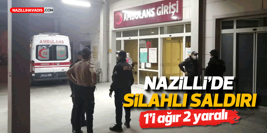 NAZİLLİ'DE SİLAHLI SALDIRI :  2 YARALI