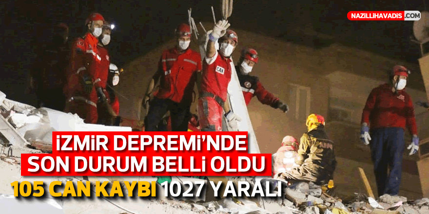 İzmir Seferihisar açıklarında 6,6 büyüklüğünde deprem: 105 can kaybı