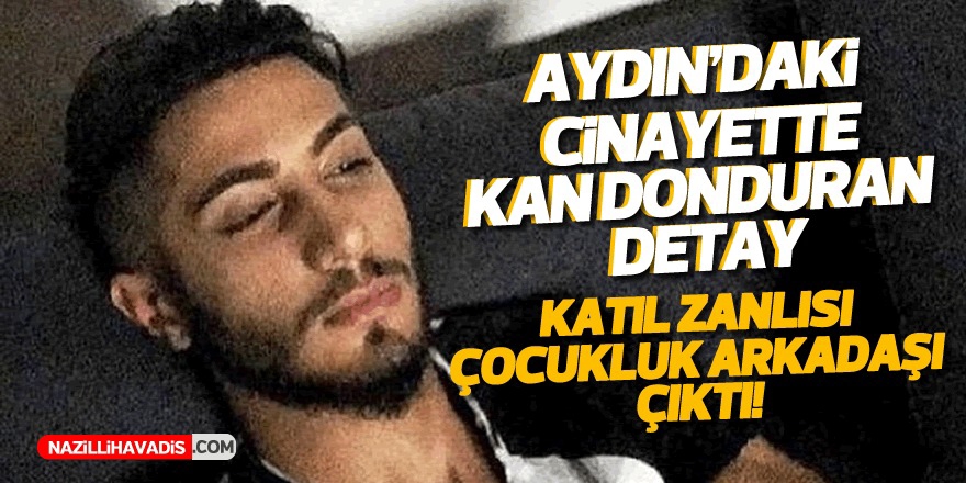 Aydın'da bıçakla öldürülen gencin katil zanlısı, çocukluk arkadaşı çıktı