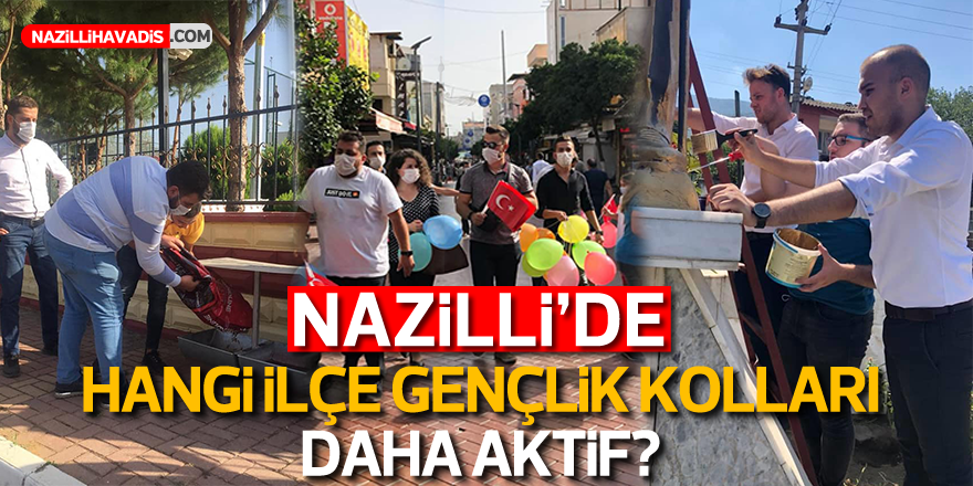 Nazilli’de hangi ilçe gençlik kolları daha aktif?