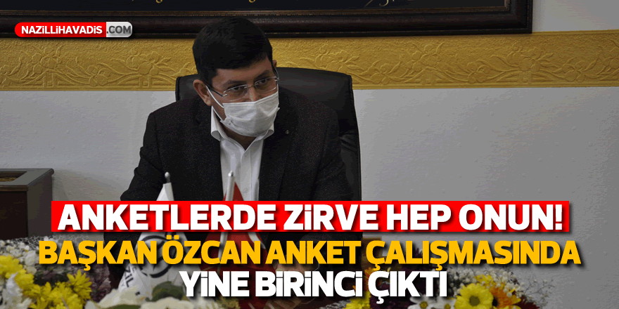 Başkan Özcan zirveyi yine bırakmadı