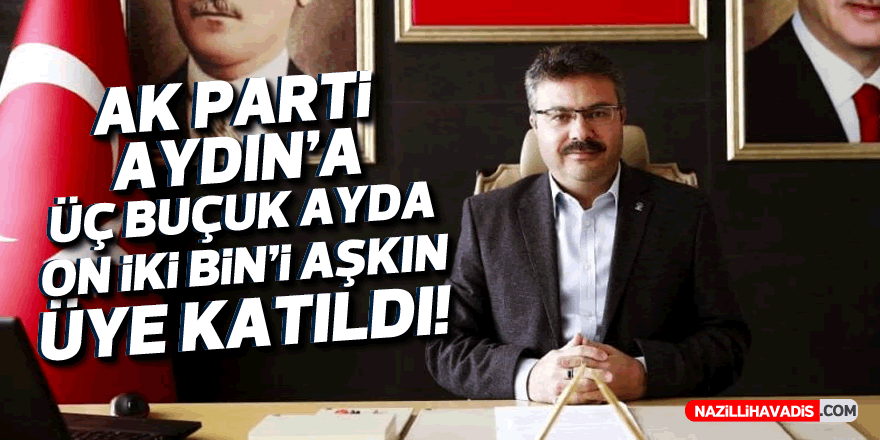 AK Parti Aydın’a binlerce yeni üye katıldı