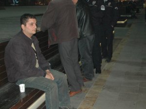 Giresun’da Tek Kişilik Suriye Eylemi