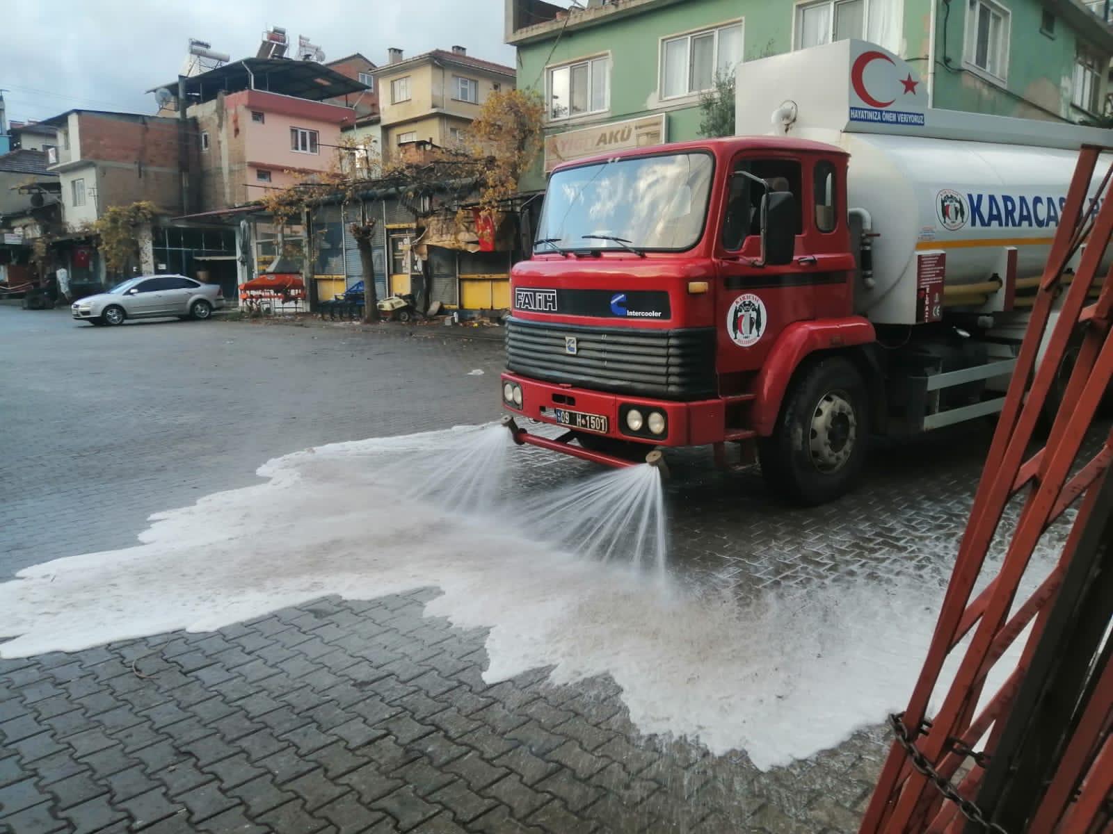 KARACASU'DA TAM KAPSAMLI TEMİZLİK