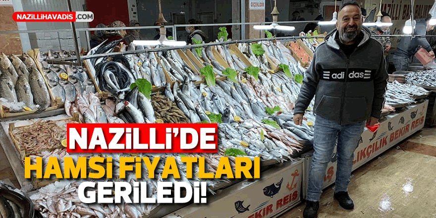 Nazilli’de hamsi fiyatları geriledi