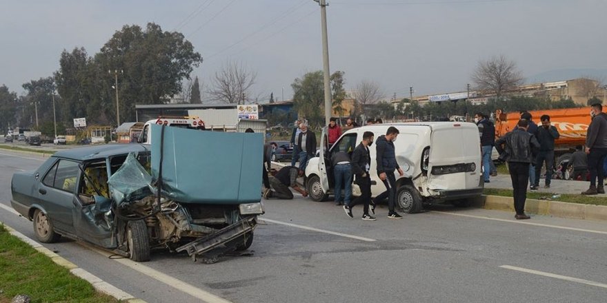 Aydın'da trafik kazası: 2 yaralı