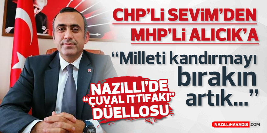 Nazilli’de ‘çuval ittifakı’ düellosu