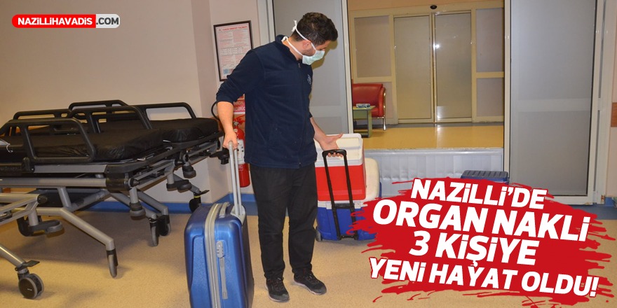 Nazilli'de beyin ölümü gerçekleşen Erdem'in organları 3 kişiye umut oldu