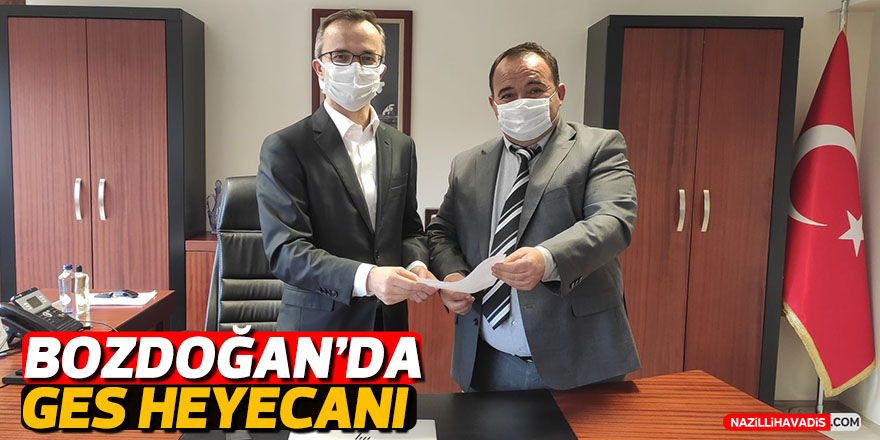 Bozdoğan’da GES heyecanı yaşanıyor