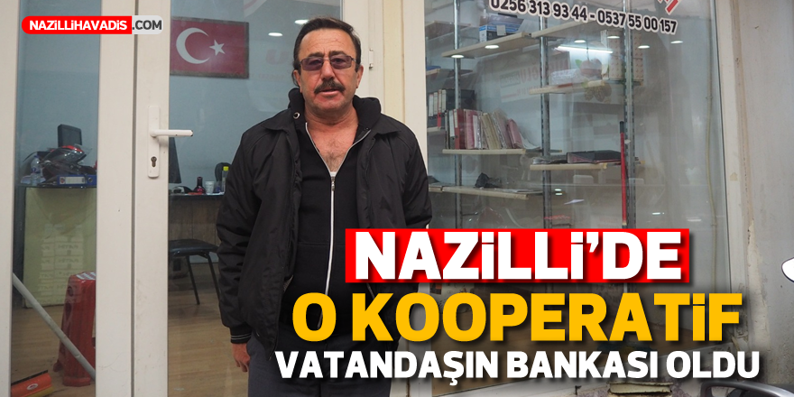 Vatandaş kooperatifini kurdu, kendi bankası yine kendisi oldu