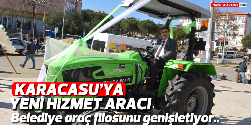 Karacasu Belediyesi’ne yeni hizmet aracı