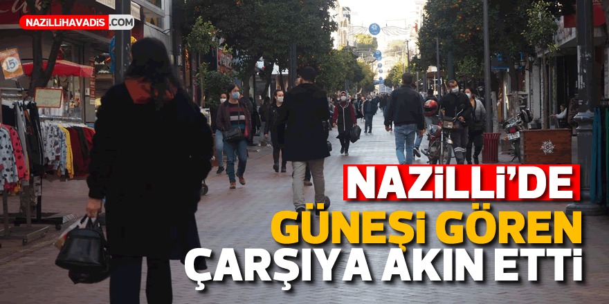 Nazilli’de sıcak hava kendini göstermeye başladı