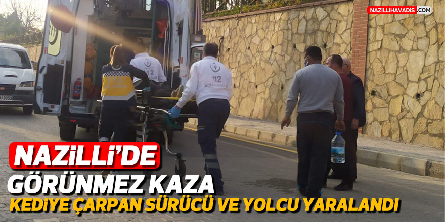 Nazilli’de görünmez kaza; 2 yaralı