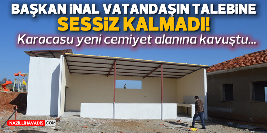 BAŞKAN İNAL VATANDAŞIN TALEBİNE SESSİZ KALMADI