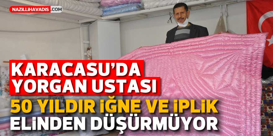 50 yıldır iğne iplik elinden düşmüyor